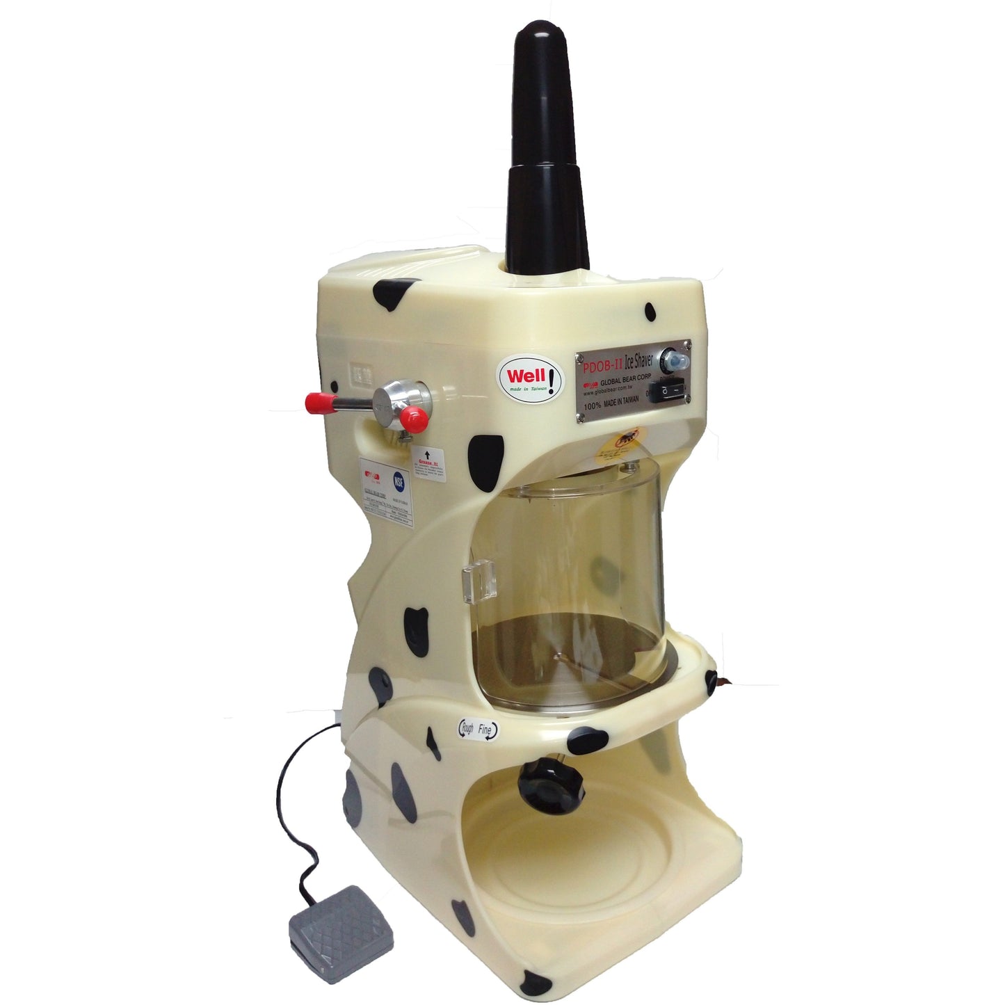 Shaved Ice Machine - PDOB-II-GRM-NSF Ice Shaver - IcySkyy