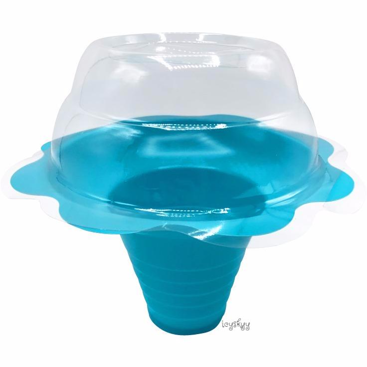 Flower Cup Cover / Holder For Small Shave Ice Flower cups (4 Oz.) - Icy-sky.com