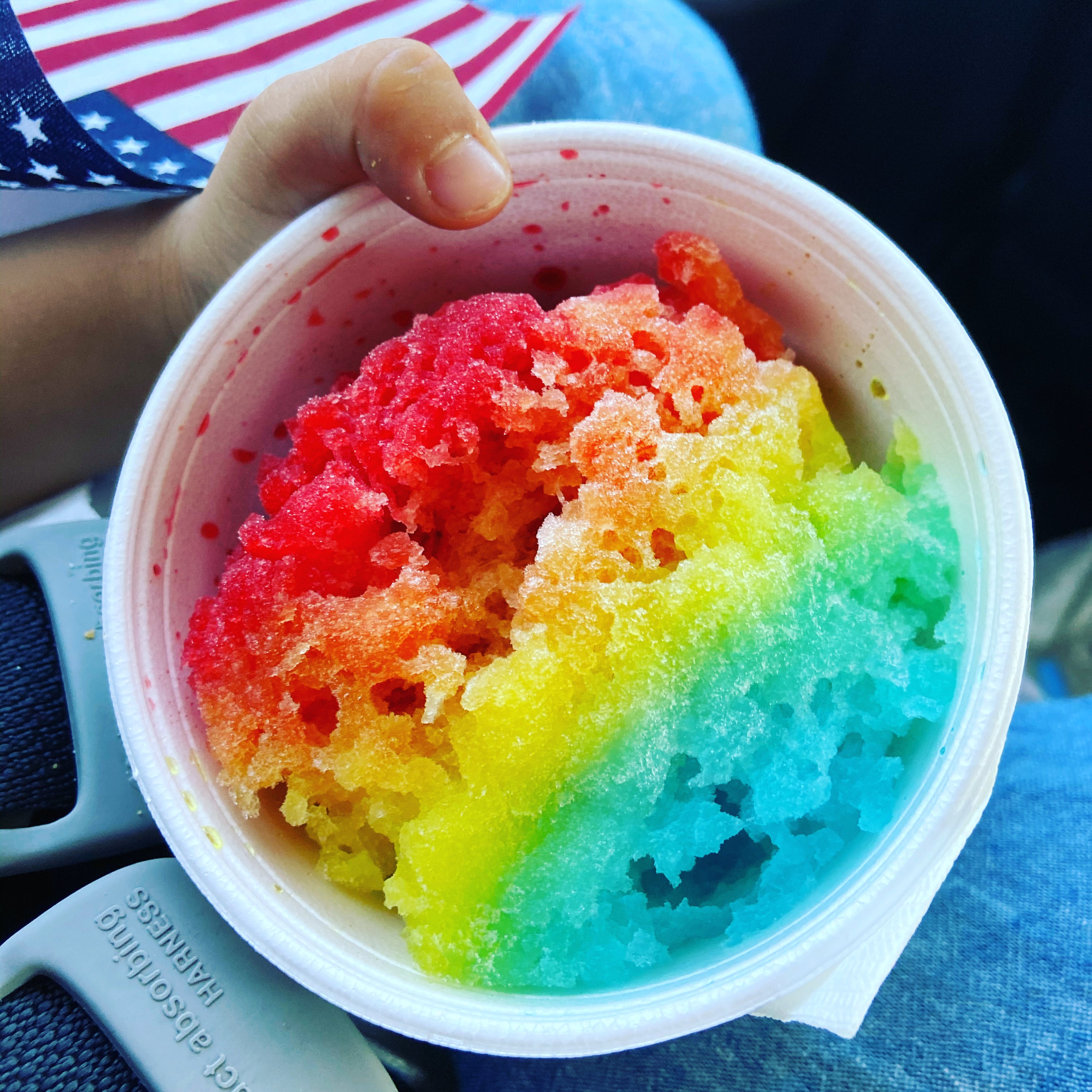 rainbow Hawaiian shave ice 