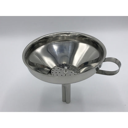 Stainless Steel Funnel with removable strainer -  Icy-Sky.com