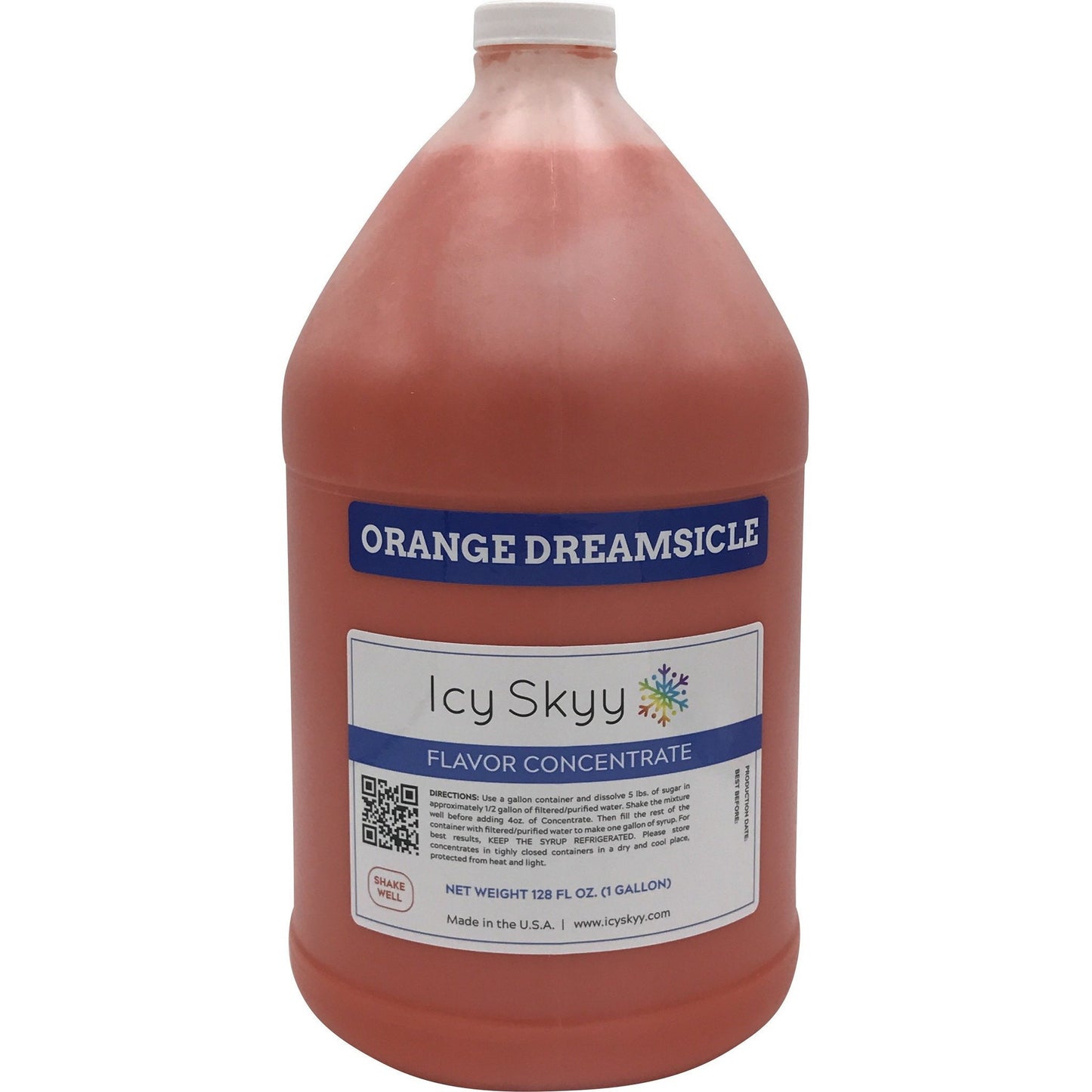 Shaved Ice or Snow Cone Flavors - Concentrate 128 Oz. (Gallon) - IcySkyy