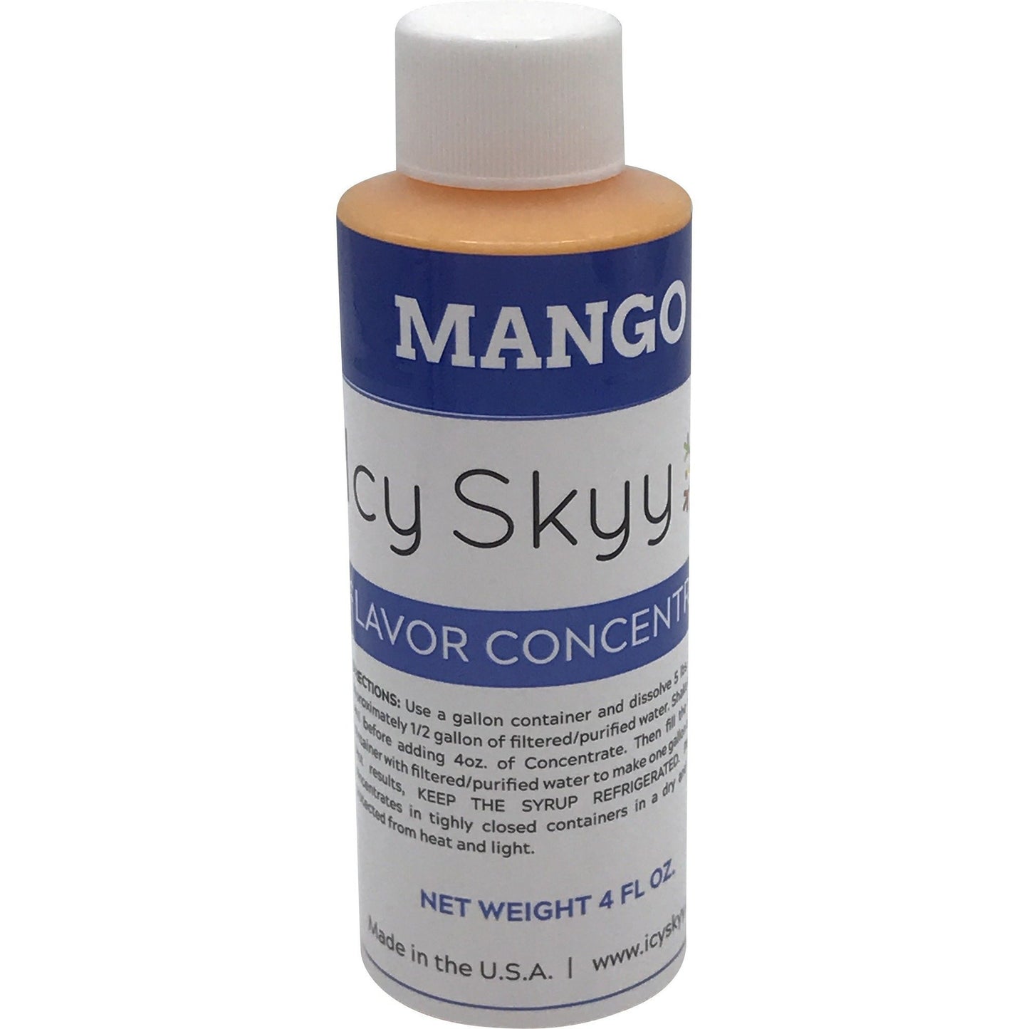 Shaved Ice or Snow Cone Flavors - Concentrate 4 oz. - IcySkyy
