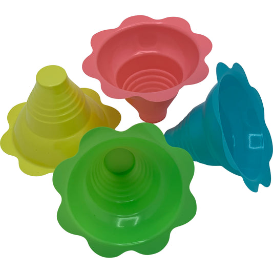 Shave Ice Flower Cups -2 oz. Mini
