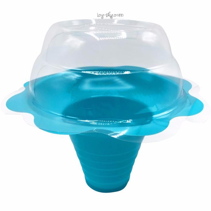 Flower Cup Cover / Holder For Medium Shave Ice Flower cups (8 Oz.) - Icy-sky.com