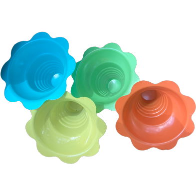 Shave Ice Flower Cups -2 oz. Mini
