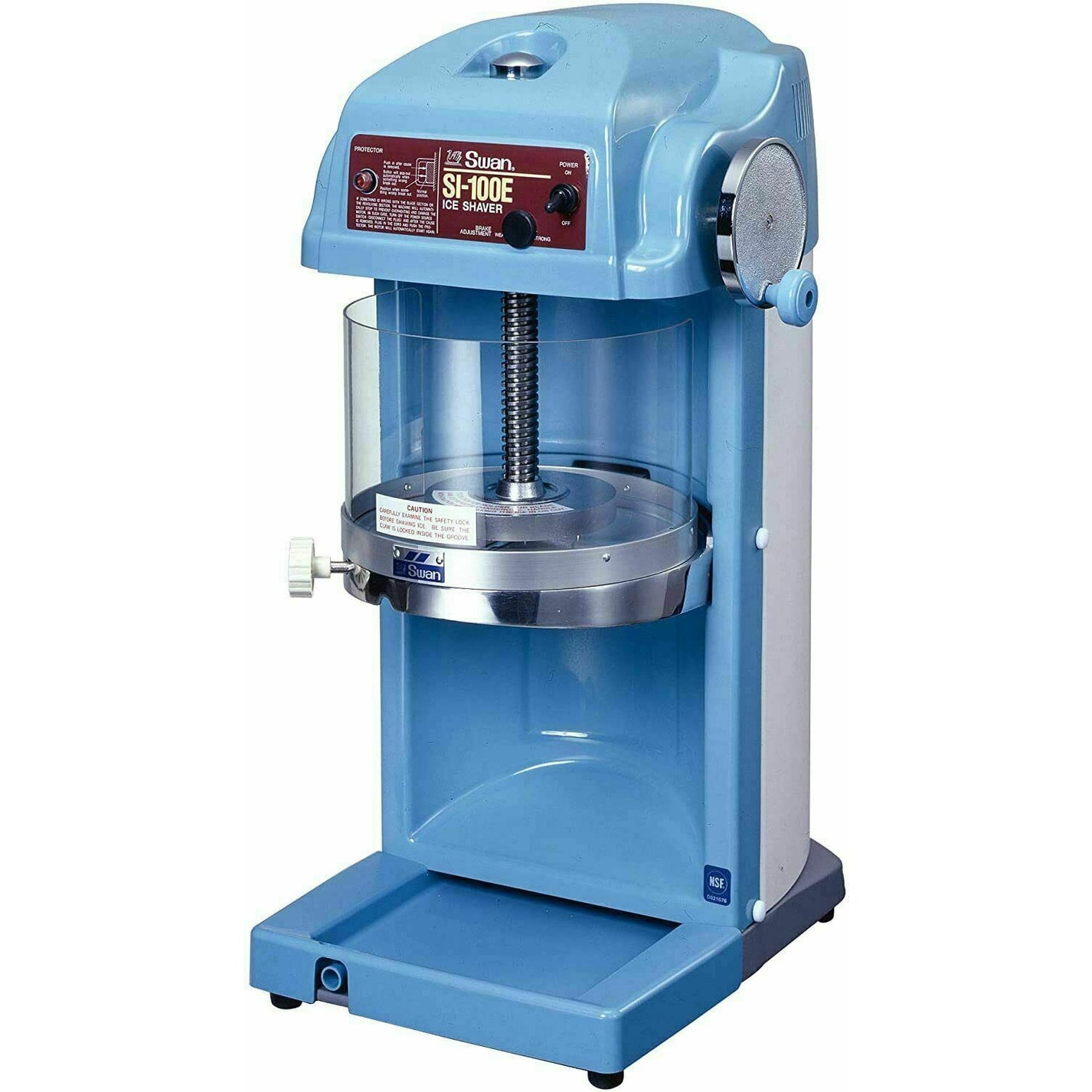 Shave Ice Machine Swan SI100E 115V Block Ice Shaver